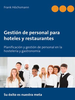 cover image of Gestión de personal para hoteles y restaurantes